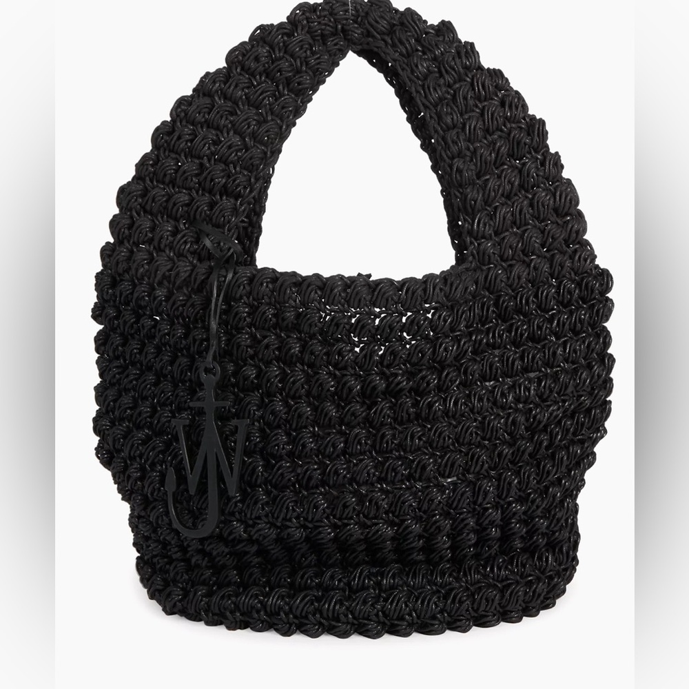 JW Anderson Large Popcorn Knit Basket Bag